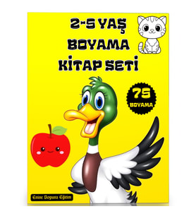 2-5 Yaş Boyama Kitap Seti (2 Kitap)