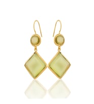 Kadir Jewellery 22 Ayar Altın Kaplama Kadın Sallantılı Küpe -El İşçiliği Ve Hipoalerjenik Küpe