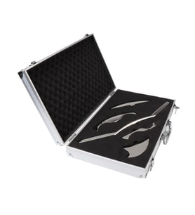 Graston Set (İthal) 5 li Set Masaj Yağı ve Krem Hediyeli (Siyah)