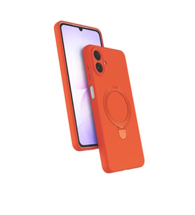 Samsung Galaxy A07 4G Regal Magsafe Standlı Kapak - Turuncu