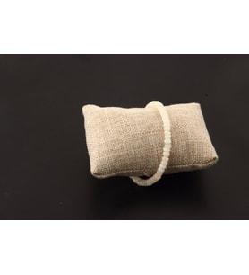Beyaz Opal Taşı Doğal Taş Bileklik-6mm B166