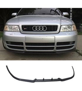 Audi A4 B5 Ön Lip Mat Siyah  Ön Tampon Lip