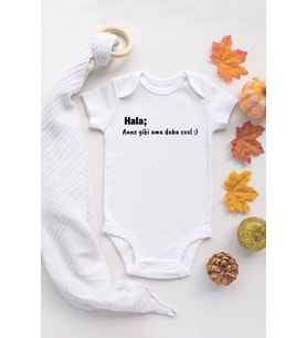 Unisex Bebek Hala Daha Cool Yazılı Organik Baskılı