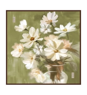 Yaz Serinliği Güz Eşarp - 90 x 90 -2629ASM
