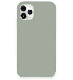 Newface Apple iPhone 11 Pro Max Kılıf Lansman Legant Silikon - Açık Gri