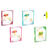 ÜçDörtBeş Yayınları AYT Matematik Fizik Kimya Biyoloji 4 Kitap Soru Bankası Seti Yeni