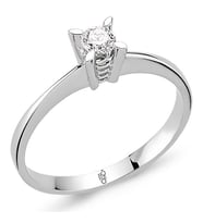 Romeo Pırlanta 0.20 Ct Tektaş Yüzük RM-10049 (Çok Renkli)