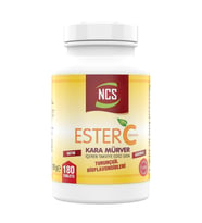Ncs Ester C Vitamini 1000 MG 180 Tablet Kara Mürver Turunçgil