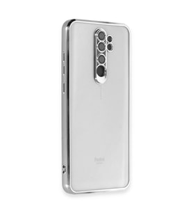 Note 8 Kılıf Lensli - Gümüş