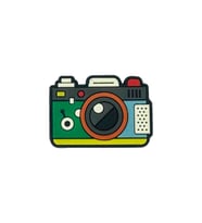 Terlik Süsü-Terlik Tokası Fotoğraf Makinesi Figürlü