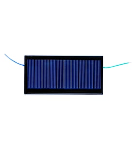 Küçük Mini Güneş Paneli 8cmx4cm 4,5Volt 0,2A + ve - Uç Kablolu