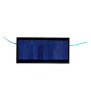 Küçük Mini Güneş Paneli 8cmx4cm 4,5Volt 0,2A + ve - Uç Kablolu