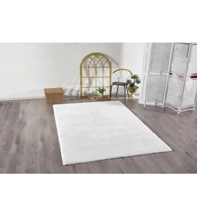 Jassrug Kürk Halı 80x120 Beyaz