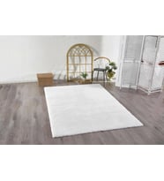 Jassrug Kürk Halı 80x120 Beyaz
