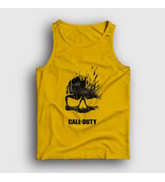 Presmono Unisex Siyah Skull Call Of Duty Atlet