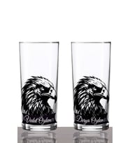 Kişiye Özel 2'li Kartal Rakı Bardağı