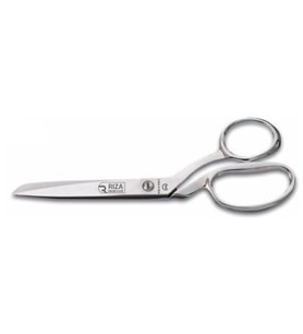 Rıza M-A3157-9 Tekstil / Yatık Regula Makası No: 9 inç / 22,86 cm - Nikel Kaplama