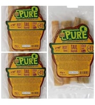 DELİBON Kurutulmuş Çubuk Dana Kuyruk Köpek Ödül Maması 15 Cm 100 Gr X 3 Adet