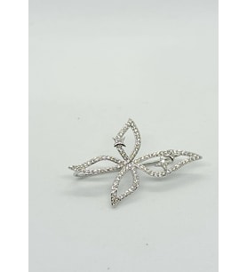 Yıldız Detaylı Kelebek Silver EarCuff