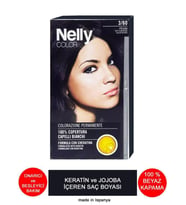 Nelly Jojoba ve Keratinli Saç Boyası 3.60 Patlıcan Moru