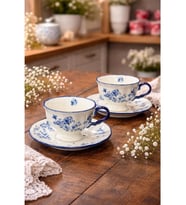Acar Vintage Garden 6 Kişilik Çay Fincan Takımı CHR-09551