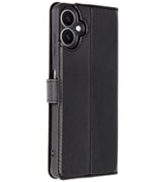 Newface Samsung Galaxy A06 Kılıf Trend S Plus Kapaklı Kılıf - Siyah