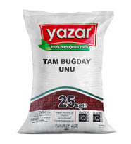 Yazar Taş değirmende Öğütülmüş Tam Buğday Unu 25 Kg