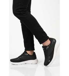 Hummel Siyah Bağcıklı Hafif Esnek Unisex Spor Ayakkabı 900898 Hml Thomson 26