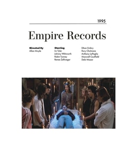Empire Records Alternatif Minimalist Film Posteri 90'ların Tablo Ahşap Poster Dekoratif