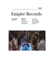 Empire Records Alternatif Minimalist Film Posteri 90'ların Tablo Ahşap Poster Dekoratif
