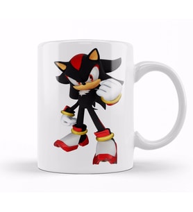 Shadow the Hedgehog Sonic Kupa Bardak Porselen