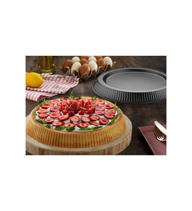 30 cm Siyah Tart Kalıbı, Şık ve Sağlam, Pratik Kullanım