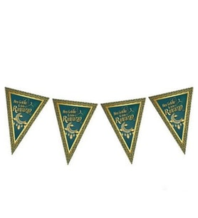 Ya Şehri Ramazan Flama Bayrak Set Ramazan Süsleme Ev dekorason-
