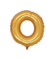 Benim Marifetlerim O Harfi Altın Folyo Balon 16 inch 40 cm