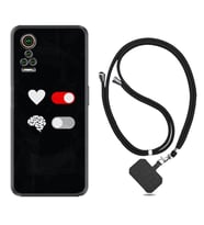 General Mobile GM 21 Pro GM 22 Pro Plus Kılıf Boyun Askılı Silikon Love Brain 1722