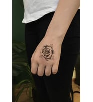 Caş Dekorasyon Geçici Saat Figürlü Mini Dövme Tattoo
