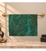 e38 EL İŞÇİLİĞİ KADIN RENKLİ EBRU ŞAL 175*70 cm -6729