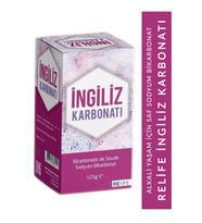 Saf İngiliz Karbonatı 125 Gr Sodyum Bikarbonat Alkali Yaşam