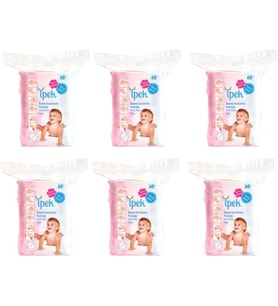 Bebek Pamuğu 60lı Paket x 6 ADET