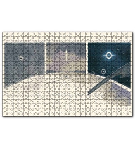 Cakapuzzle Retro Film Afişi Yıldızlararası Görseli Puzzle Yapboz MDF (Ahşap) (120 Parça)