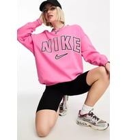 Nike Sportswear Phoenix Fleece Oversize Kesim Kadın Pembe Sweatshirt  (Pembe)