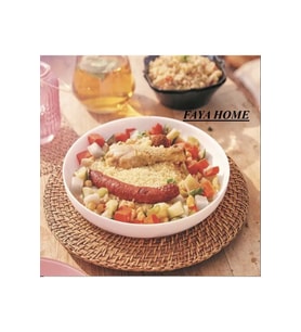 Faya Home Asiette Mezze Beyaz Servis Tabağı 25 cm 2'li Set