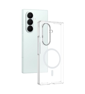 Galaxy Z Fold 8 Ultra Kamera Korumalı M-Safe Şarj Özellikli Şeffaf London Sert PC Kılıf