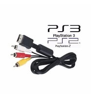 Sony Playstation Ps3 Ps2 Av Tv Kablosu (Altın-Siyah)