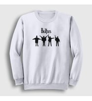 Presmono Unisex Beyaz Signals The Beatles Sweatshirt 115399tt (Beyaz)
