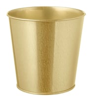IKEA DAIDAI pirinç rengi 12 cm çelik saksı 1 adet