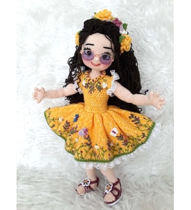 Yaz Bebek Amigurumi Organik Oyuncak