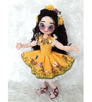Yaz Bebek Amigurumi Organik Oyuncak