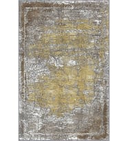 Eliana Home Baskılı, Yıkanabilir Kaymaz Taban Salon Halısı LNA1819 100x150 cm (Sarı)