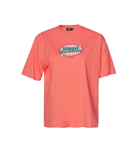 Hummel Patez Oversize T-Shirt Kadın Günlük Tişört 912150-9952 Turuncu